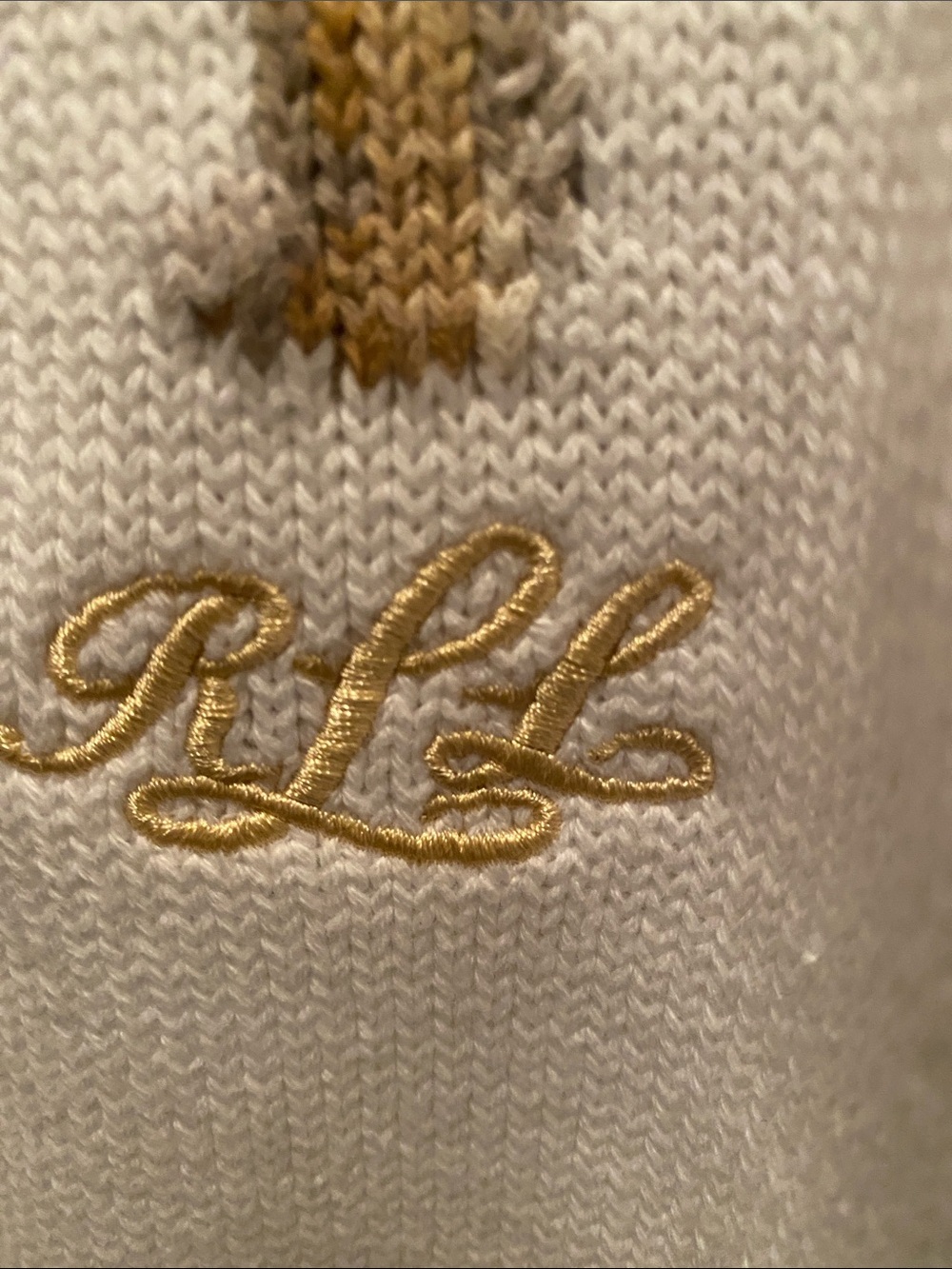 Ralph Lauren Woman’s Off White Intarsia-Knit Vizsla Crewneck Sweater Sz XXL NWT - Picture 4 of 13